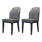 Metal Contemporary Dining Room Chairs Metallic Finish Wingback Side Chairs Dark Gray 2 Piece Set Black Clearhalo ' kitchen&dining_furn' 'Dining Chairs' 'Dining Tables & Seating' 'dining_chair' 'furn' 'furn_dining_chair' 'Furniture' 'furniture_dining_chair' 'Kitchen & Dining Furniture' 'kitchen' 3468917