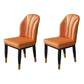 Metal Contemporary Dining Room Chairs Metallic Finish Wingback Side Chairs Orange 2 Piece Set Brass Gold Clearhalo ' kitchen&dining_furn' 'Dining Chairs' 'Dining Tables & Seating' 'dining_chair' 'furn' 'furn_dining_chair' 'Furniture' 'furniture_dining_chair' 'Kitchen & Dining Furniture' 'kitchen' 3468947