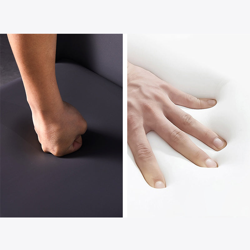 Modern Dining Room Armless Dining Chairs Multicolor Leather Side Chair Clearhalo ' kitchen&dining_furn' 'Dining Chairs' 'Dining Tables & Seating' 'dining_chair' 'furn' 'furn_dining_chair' 'Furniture' 'furniture_dining_chair' 'Kitchen & Dining Furniture' 'kitchen' 3469015