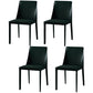 Modern Dining Room Armless Dining Chairs Multicolor Leather Side Chair Army Green 4 Piece Set Clearhalo ' kitchen&dining_furn' 'Dining Chairs' 'Dining Tables & Seating' 'dining_chair' 'furn' 'furn_dining_chair' 'Furniture' 'furniture_dining_chair' 'Kitchen & Dining Furniture' 'kitchen' 3469030