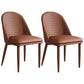 Metal Base Indoor Dining Chair 19'' Wide Parsons Leather Chair for Restaurant Coffee 2 Piece Set Clearhalo ' kitchen&dining_furn' 'Dining Chairs' 'Dining Tables & Seating' 'dining_chair' 'furn' 'furn_dining_chair' 'Furniture' 'furniture_dining_chair' 'Kitchen & Dining Furniture' 'kitchen' 3469043