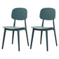 Plastic Dining Chairs Modern Kitchen Side Chair 16'' Wide Open Back Side Chair Green 2 Piece Set Clearhalo ' kitchen&dining_furn' 'Dining Chairs' 'Dining Tables & Seating' 'dining_chair' 'furn' 'furn_dining_chair' 'Furniture' 'furniture_dining_chair' 'Kitchen & Dining Furniture' 'kitchen' 3469099