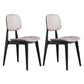 Plastic Dining Chairs Modern Kitchen Side Chair 16'' Wide Open Back Side Chair Purple 2 Piece Set Clearhalo ' kitchen&dining_furn' 'Dining Chairs' 'Dining Tables & Seating' 'dining_chair' 'furn' 'furn_dining_chair' 'Furniture' 'furniture_dining_chair' 'Kitchen & Dining Furniture' 'kitchen' 3469102
