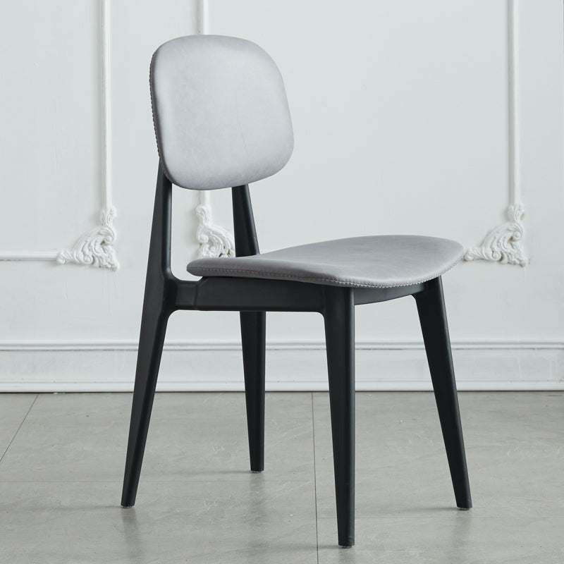 Plastic Dining Chairs Modern Kitchen Side Chair 16'' Wide Open Back Side Chair Khaki 1 Piece Clearhalo ' kitchen&dining_furn' 'Dining Chairs' 'Dining Tables & Seating' 'dining_chair' 'furn' 'furn_dining_chair' 'Furniture' 'furniture_dining_chair' 'Kitchen & Dining Furniture' 'kitchen' 3469104