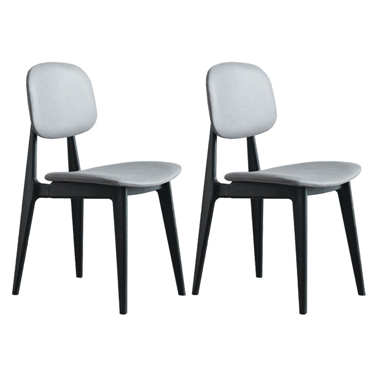 Plastic Dining Chairs Modern Kitchen Side Chair 16'' Wide Open Back Side Chair Khaki 2 Piece Set Clearhalo ' kitchen&dining_furn' 'Dining Chairs' 'Dining Tables & Seating' 'dining_chair' 'furn' 'furn_dining_chair' 'Furniture' 'furniture_dining_chair' 'Kitchen & Dining Furniture' 'kitchen' 3469105