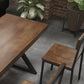 Industrial Solid Wood Dining¬†Room¬†Set with Rectangle Table and Metal Base Dining Table Furniture Clearhalo 'Dining Room Sets' 'Dining Tables & Seating' 'dining_room_set' 'furn' 'furn_dining_room_set' 'Furniture' 'furniture_dining_room_set' 'Kitchen & Dining Furniture' 'kitchen&dining_furn' 'kitchen' 3473328