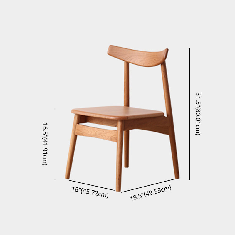 Contemporary Style Dining Table with Fixed Solid Wood Dining Table and Chairs for Home Use Clearhalo 'Dining Room Sets' 'Dining Tables & Seating' 'dining_room_set' 'furn' 'furn_dining_room_set' 'Furniture' 'furniture_dining_room_set' 'Kitchen & Dining Furniture' 'kitchen&dining_furn' 'kitchen' 3473394