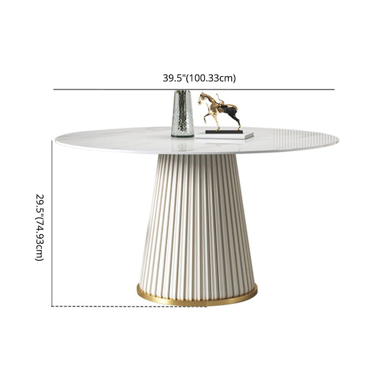 Nordic Sintered Stone Dining Room Set with Round Leg Dining Furniture for Home Use Clearhalo 'Dining Room Sets' 'Dining Tables & Seating' 'dining_room_set' 'furn' 'furn_dining_room_set' 'Furniture' 'furniture_dining_room_set' 'Kitchen & Dining Furniture' 'kitchen&dining_furn' 'kitchen' 3473514