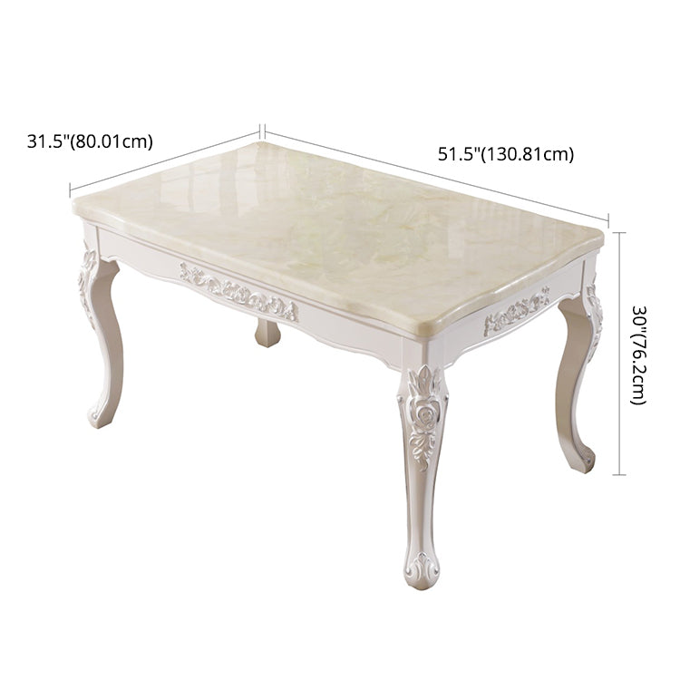 Victorian Style Dining Room Set with Rectangle Table and 4 Legs Base Dining Room Table Set Clearhalo 'Dining Room Sets' 'Dining Tables & Seating' 'dining_room_set' 'furn' 'furn_dining_room_set' 'Furniture' 'furniture_dining_room_set' 'Kitchen & Dining Furniture' 'kitchen&dining_furn' 'kitchen' 3473562