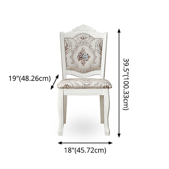 Victorian Style Dining Room Set with Rectangle Table and 4 Legs Base Dining Room Table Set Clearhalo 'Dining Room Sets' 'Dining Tables & Seating' 'dining_room_set' 'furn' 'furn_dining_room_set' 'Furniture' 'furniture_dining_room_set' 'Kitchen & Dining Furniture' 'kitchen&dining_furn' 'kitchen' 3473563