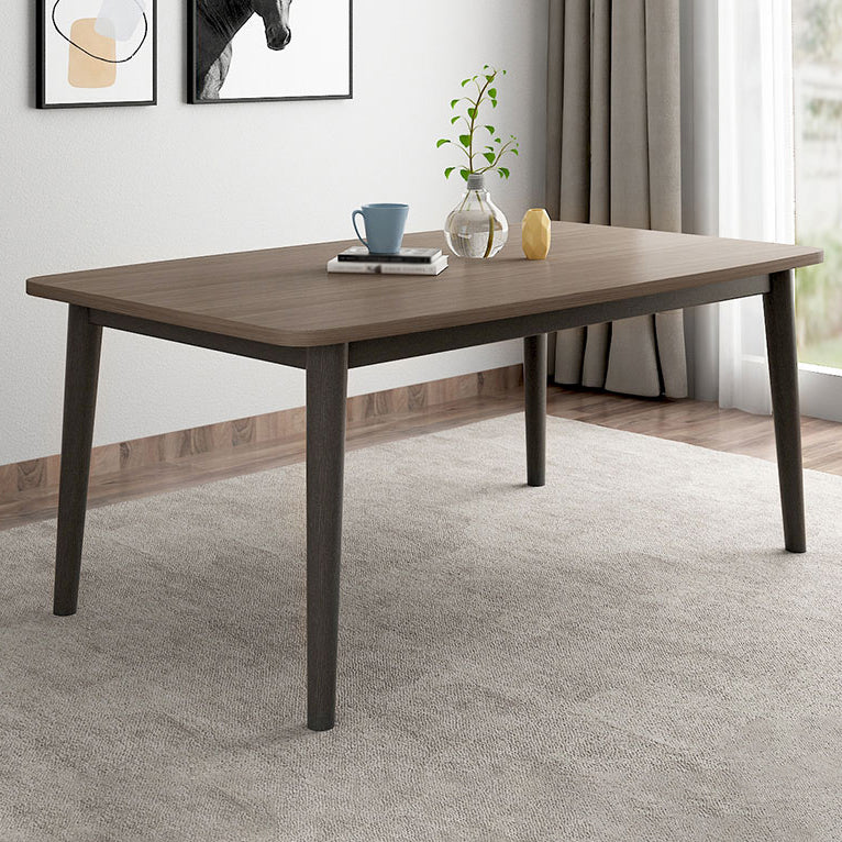 Traditional Style Solid Wood Dining Set with Fixed Table and 4 Legs Base Clearhalo 'Dining Room Sets' 'Dining Tables & Seating' 'dining_room_set' 'furn' 'furn_dining_room_set' 'Furniture' 'furniture_dining_room_set' 'Kitchen & Dining Furniture' 'kitchen&dining_furn' 'kitchen' 3473569