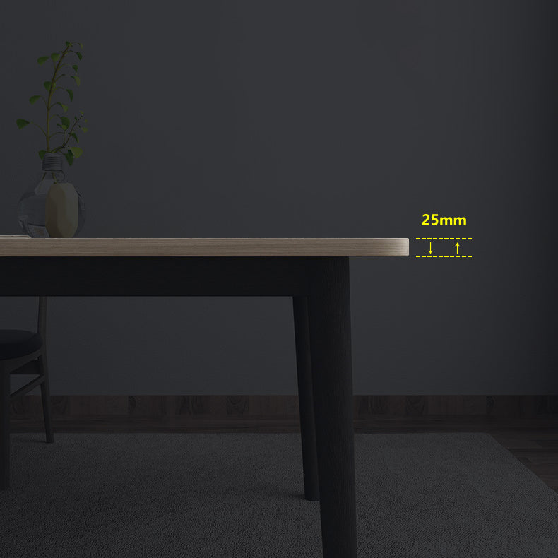 Traditional Style Solid Wood Dining Set with Fixed Table and 4 Legs Base Clearhalo 'Dining Room Sets' 'Dining Tables & Seating' 'dining_room_set' 'furn' 'furn_dining_room_set' 'Furniture' 'furniture_dining_room_set' 'Kitchen & Dining Furniture' 'kitchen&dining_furn' 'kitchen' 3473573