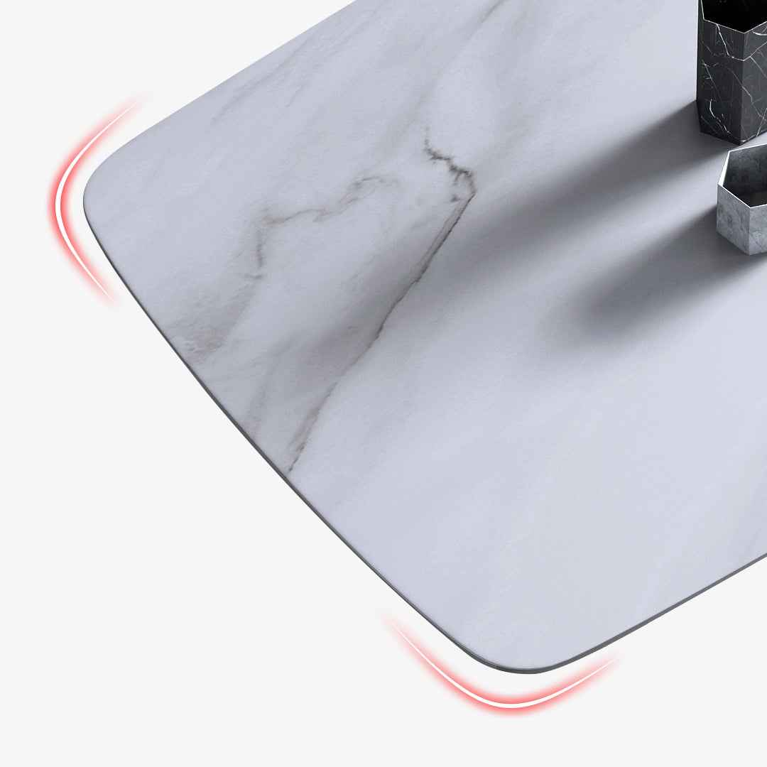 Minimalist Dining Room Set Rectangular Sintered Stone Dining Table with Metal Base Clearhalo 'Dining Room Sets' 'Dining Tables & Seating' 'dining_room_set' 'furn' 'furn_dining_room_set' 'Furniture' 'furniture_dining_room_set' 'Kitchen & Dining Furniture' 'kitchen&dining_furn' 'kitchen' 3473587