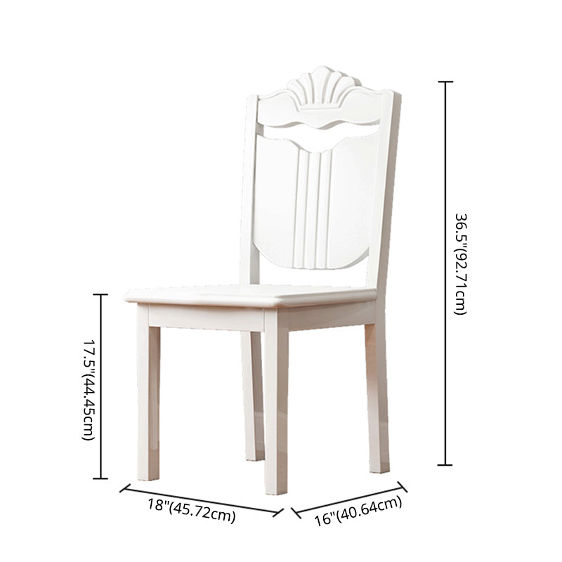 Victorian Style Marble Dining Set with White Fixed Table and 4 Legs Base Clearhalo 'Dining Room Sets' 'Dining Tables & Seating' 'dining_room_set' 'furn' 'furn_dining_room_set' 'Furniture' 'furniture_dining_room_set' 'Kitchen & Dining Furniture' 'kitchen&dining_furn' 'kitchen' 3473619