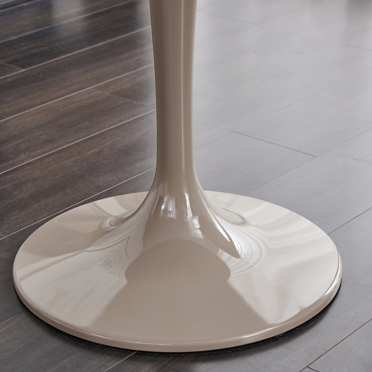 Sintered Stone Modern DiningRoomTableSet with Round Table and Pedestal Base Dinette Set Clearhalo 'Dining Room Sets' 'Dining Tables & Seating' 'dining_room_set' 'furn' 'furn_dining_room_set' 'Furniture' 'furniture_dining_room_set' 'Kitchen & Dining Furniture' 'kitchen&dining_furn' 'kitchen' 3473643