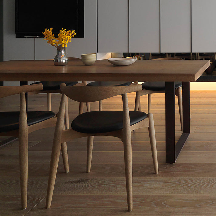 Rectangle Industrial Style DiningRoomTableSet Solid Wood Top DiningSet with 4 Legs Table Clearhalo 'Dining Room Sets' 'Dining Tables & Seating' 'dining_room_set' 'furn' 'furn_dining_room_set' 'Furniture' 'furniture_dining_room_set' 'Kitchen & Dining Furniture' 'kitchen&dining_furn' 'kitchen' 3473695