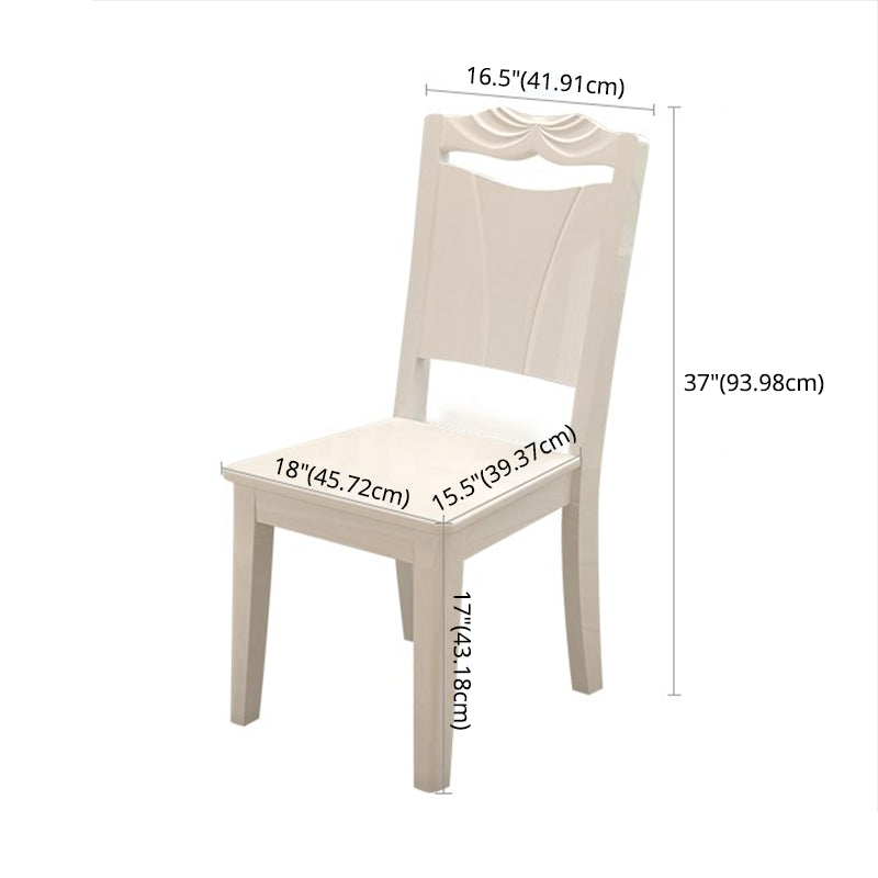 Contemporary Style Marble Dining Set with White Fixed Table and 4 Legs Base Clearhalo 'Dining Room Sets' 'Dining Tables & Seating' 'dining_room_set' 'furn' 'furn_dining_room_set' 'Furniture' 'furniture_dining_room_set' 'Kitchen & Dining Furniture' 'kitchen&dining_furn' 'kitchen' 3473739
