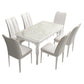 Traditional Solid Wood Top Dining Set with 4 White Solid Wood Legs for Dining Furniture Clearhalo 'Dining Room Sets' 'Dining Tables & Seating' 'dining_room_set' 'furn' 'furn_dining_room_set' 'Furniture' 'furniture_dining_room_set' 'Kitchen & Dining Furniture' 'kitchen&dining_furn' 'kitchen' 3473745