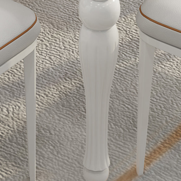 Traditional Solid Wood Top Dining Set with 4 White Solid Wood Legs for Dining Furniture Clearhalo 'Dining Room Sets' 'Dining Tables & Seating' 'dining_room_set' 'furn' 'furn_dining_room_set' 'Furniture' 'furniture_dining_room_set' 'Kitchen & Dining Furniture' 'kitchen&dining_furn' 'kitchen' 3473746