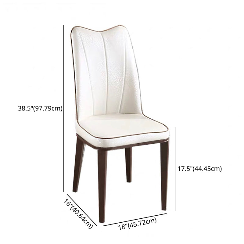 Traditional Solid Wood Top Dining Set with 4 White Solid Wood Legs for Dining Furniture Clearhalo 'Dining Room Sets' 'Dining Tables & Seating' 'dining_room_set' 'furn' 'furn_dining_room_set' 'Furniture' 'furniture_dining_room_set' 'Kitchen & Dining Furniture' 'kitchen&dining_furn' 'kitchen' 3473751