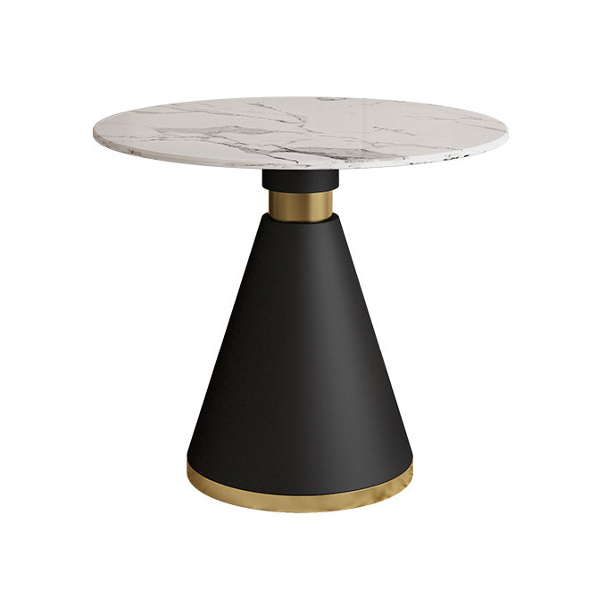 Scandinavian Kitchen Dining Room Set with Sintered Stone Top and Black Base Dining Furniture Clearhalo 'Dining Room Sets' 'Dining Tables & Seating' 'dining_room_set' 'furn' 'furn_dining_room_set' 'Furniture' 'furniture_dining_room_set' 'Kitchen & Dining Furniture' 'kitchen&dining_furn' 'kitchen' 3473820