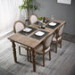 Cottage Style Solid Wood Dining Set with Traditional Height Table and 4 Legs Base Clearhalo 'Dining Room Sets' 'Dining Tables & Seating' 'dining_room_set' 'furn' 'furn_dining_room_set' 'Furniture' 'furniture_dining_room_set' 'Kitchen & Dining Furniture' 'kitchen&dining_furn' 'kitchen' 3473834