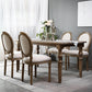 Cottage Style Solid Wood Dining Set with Traditional Height Table and 4 Legs Base Clearhalo 'Dining Room Sets' 'Dining Tables & Seating' 'dining_room_set' 'furn' 'furn_dining_room_set' 'Furniture' 'furniture_dining_room_set' 'Kitchen & Dining Furniture' 'kitchen&dining_furn' 'kitchen' 3473843