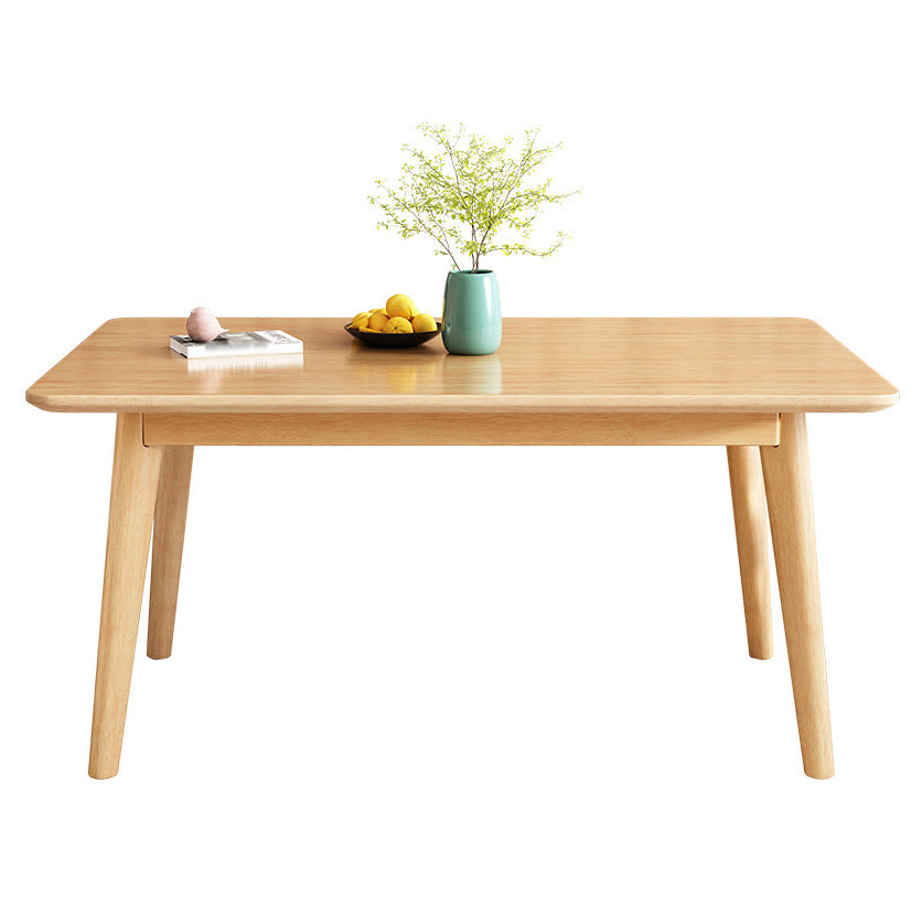 Contemporary Style Dining Room Set with Solid Wood Dining Table and Chairs Clearhalo 'Dining Room Sets' 'Dining Tables & Seating' 'dining_room_set' 'furn' 'furn_dining_room_set' 'Furniture' 'furniture_dining_room_set' 'Kitchen & Dining Furniture' 'kitchen&dining_furn' 'kitchen' 3473916