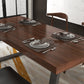 Industrial Solid Wood Top Dining Room Set with Rectangle Shape Dining Set for restaurant Clearhalo 'Dining Room Sets' 'Dining Tables & Seating' 'dining_room_set' 'furn' 'furn_dining_room_set' 'Furniture' 'furniture_dining_room_set' 'Kitchen & Dining Furniture' 'kitchen&dining_furn' 'kitchen' 3473954