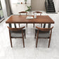 Industrial Solid Wood Top Dining Room Set with Rectangle Shape Dining Set for restaurant Clearhalo 'Dining Room Sets' 'Dining Tables & Seating' 'dining_room_set' 'furn' 'furn_dining_room_set' 'Furniture' 'furniture_dining_room_set' 'Kitchen & Dining Furniture' 'kitchen&dining_furn' 'kitchen' 3473964