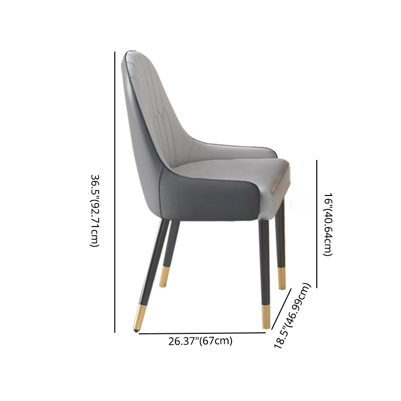 Modern Sintered Stone Rectangle Dining Room Table with Microfiber Leather Chairs for Home Clearhalo 'Dining Room Sets' 'Dining Tables & Seating' 'dining_room_set' 'furn' 'furn_dining_room_set' 'Furniture' 'furniture_dining_room_set' 'Kitchen & Dining Furniture' 'kitchen&dining_furn' 'kitchen' 3474073