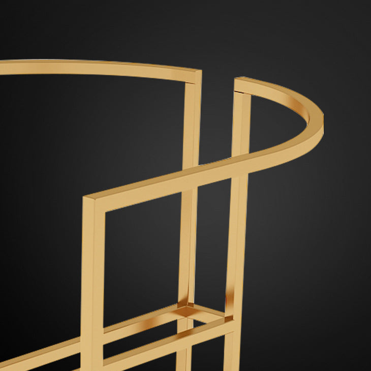 Glam Style Sintered Stone White Dining Room Set with Round Table Formal Dining Table Furniture Clearhalo 'Dining Room Sets' 'Dining Tables & Seating' 'dining_room_set' 'furn' 'furn_dining_room_set' 'Furniture' 'furniture_dining_room_set' 'Kitchen & Dining Furniture' 'kitchen&dining_furn' 'kitchen' 3474167