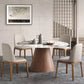 Scandinavian Sintered Stone Table Set of 5/7 with Round Table Dining Set with Leather Chairs Clearhalo 'Dining Room Sets' 'Dining Tables & Seating' 'dining_room_set' 'furn' 'furn_dining_room_set' 'Furniture' 'furniture_dining_room_set' 'Kitchen & Dining Furniture' 'kitchen&dining_furn' 'kitchen' 3474190