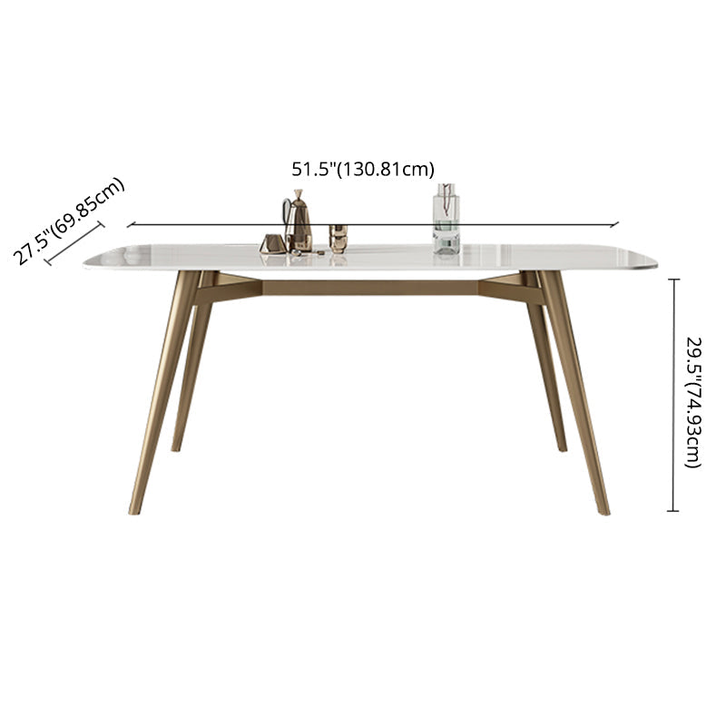 Contemporary Table Dining Set with Sintered Stone Table and Upholstered Chairs Clearhalo 'Dining Room Sets' 'Dining Tables & Seating' 'dining_room_set' 'furn' 'furn_dining_room_set' 'Furniture' 'furniture_dining_room_set' 'Kitchen & Dining Furniture' 'kitchen&dining_furn' 'kitchen' 3474234