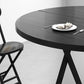 Standard Wooden Too Dining Table Set with Black Metallic Legs for Dining Furniture Clearhalo 'Dining Room Sets' 'Dining Tables & Seating' 'dining_room_set' 'furn' 'furn_dining_room_set' 'Furniture' 'furniture_dining_room_set' 'Kitchen & Dining Furniture' 'kitchen&dining_furn' 'kitchen' 3474241
