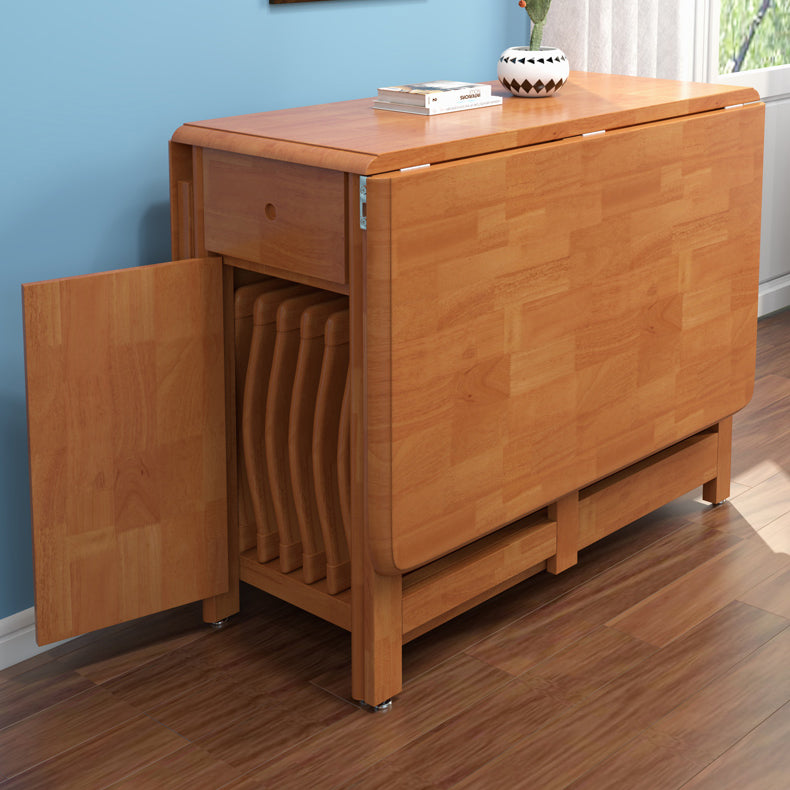 Modern Standard Height Solid Wood Dining Table Rectangle Dining Room Set For Home Use Clearhalo 'Dining Room Sets' 'Dining Tables & Seating' 'dining_room_set' 'furn' 'furn_dining_room_set' 'Furniture' 'furniture_dining_room_set' 'Kitchen & Dining Furniture' 'kitchen&dining_furn' 'kitchen' 3474259