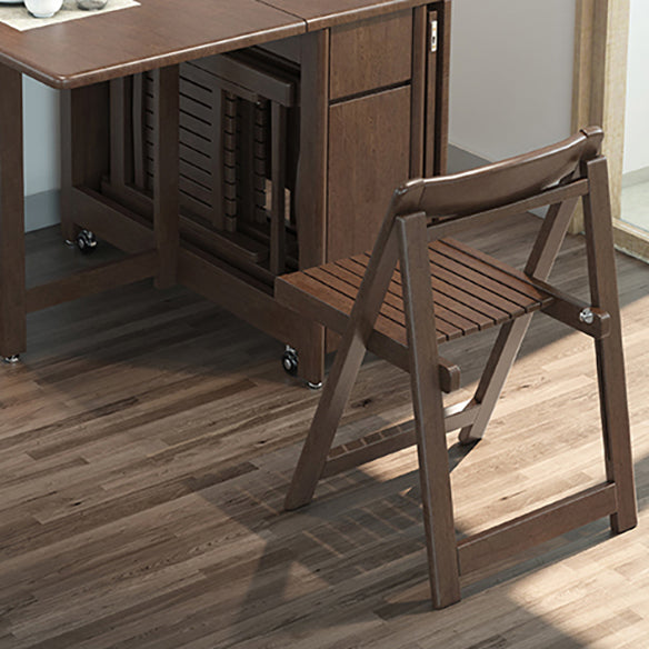 Standard Solid Wood Dining Set with Black Wood Space-Saving Design Legs for Dining Furniture Clearhalo 'Dining Room Sets' 'Dining Tables & Seating' 'dining_room_set' 'furn' 'furn_dining_room_set' 'Furniture' 'furniture_dining_room_set' 'Kitchen & Dining Furniture' 'kitchen&dining_furn' 'kitchen' 3474271