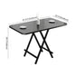 Modern Style Compact Wood Top Dining Set with 4 Black Metallic Legs Base for Dining Furniture Clearhalo 'Dining Room Sets' 'Dining Tables & Seating' 'dining_room_set' 'furn' 'furn_dining_room_set' 'Furniture' 'furniture_dining_room_set' 'Kitchen & Dining Furniture' 'kitchen&dining_furn' 'kitchen' 3474287