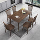 Traditional Solid Wood Dining Room Set with Rectangle Table Home Dining Table Furniture 7 Piece Set Clearhalo 'Dining Room Sets' 'Dining Tables & Seating' 'dining_room_set' 'furn' 'furn_dining_room_set' 'Furniture' 'furniture_dining_room_set' 'Kitchen & Dining Furniture' 'kitchen&dining_furn' 'kitchen' 3474349