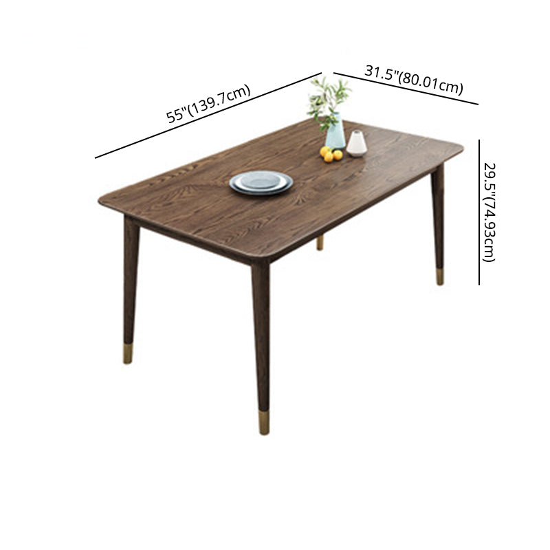 Traditional Solid Wood Dining Room Set with Rectangle Table Home Dining Table Furniture Clearhalo 'Dining Room Sets' 'Dining Tables & Seating' 'dining_room_set' 'furn' 'furn_dining_room_set' 'Furniture' 'furniture_dining_room_set' 'Kitchen & Dining Furniture' 'kitchen&dining_furn' 'kitchen' 3474357