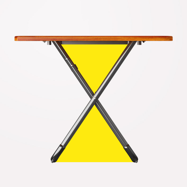 Modern Style Kitchen Dining Set Wood Top Dining Furniture Set with Double Pedestal Base Clearhalo 'Dining Room Sets' 'Dining Tables & Seating' 'dining_room_set' 'furn' 'furn_dining_room_set' 'Furniture' 'furniture_dining_room_set' 'Kitchen & Dining Furniture' 'kitchen&dining_furn' 'kitchen' 3474433