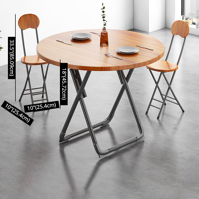 Modern Style Kitchen Dining Set Wood Top Dining Furniture Set with Double Pedestal Base Clearhalo 'Dining Room Sets' 'Dining Tables & Seating' 'dining_room_set' 'furn' 'furn_dining_room_set' 'Furniture' 'furniture_dining_room_set' 'Kitchen & Dining Furniture' 'kitchen&dining_furn' 'kitchen' 3474437