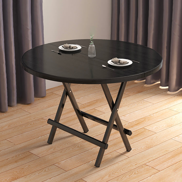 Standard Wooden Top Dining Set with Black Metallic Legs for Dining Furniture Clearhalo 'Dining Room Sets' 'Dining Tables & Seating' 'dining_room_set' 'furn' 'furn_dining_room_set' 'Furniture' 'furniture_dining_room_set' 'Kitchen & Dining Furniture' 'kitchen&dining_furn' 'kitchen' 3474524