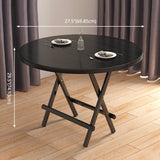 Standard Wooden Top Dining Set with Black Metallic Legs for Dining Furniture Clearhalo 'Dining Room Sets' 'Dining Tables & Seating' 'dining_room_set' 'furn' 'furn_dining_room_set' 'Furniture' 'furniture_dining_room_set' 'Kitchen & Dining Furniture' 'kitchen&dining_furn' 'kitchen' 3474527