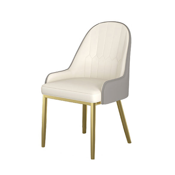 Scandinavian Style Dining Room Set Sintered Stone Top Dinette Set with Metal 4 Legs Base Clearhalo 'Dining Room Sets' 'Dining Tables & Seating' 'dining_room_set' 'furn' 'furn_dining_room_set' 'Furniture' 'furniture_dining_room_set' 'Kitchen & Dining Furniture' 'kitchen&dining_furn' 'kitchen' 3474620