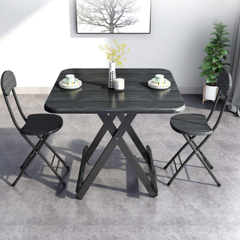 Modern Wooden Dining Room Set with Square Table Kitchen Dining Table Furniture 3 Piece Set Clearhalo 'Dining Room Sets' 'Dining Tables & Seating' 'dining_room_set' 'furn' 'furn_dining_room_set' 'Furniture' 'furniture_dining_room_set' 'Kitchen & Dining Furniture' 'kitchen&dining_furn' 'kitchen' 3474630
