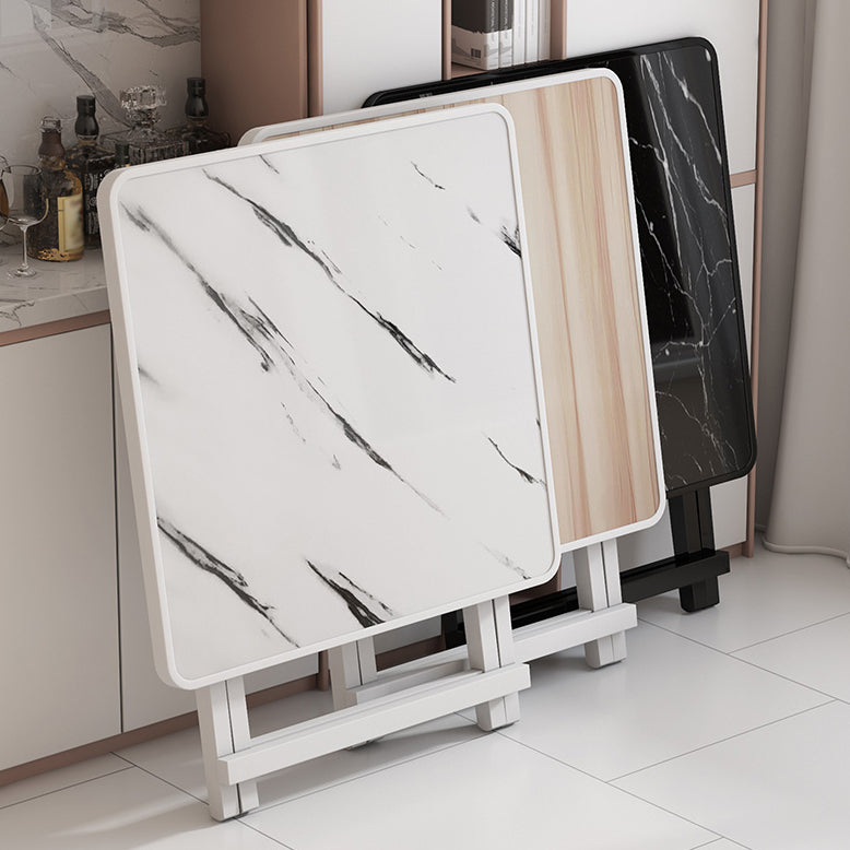 Modern Style Solid Wood Dining Set with Double Pedestal Base Dinette Set for Home Clearhalo 'Dining Room Sets' 'Dining Tables & Seating' 'dining_room_set' 'furn' 'furn_dining_room_set' 'Furniture' 'furniture_dining_room_set' 'Kitchen & Dining Furniture' 'kitchen&dining_furn' 'kitchen' 3474641