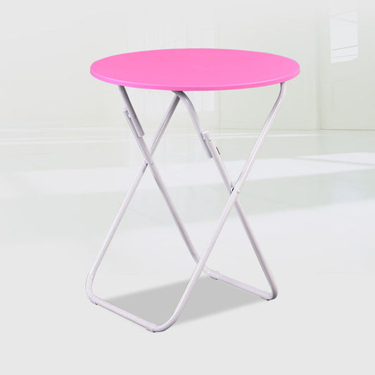 Folding Dining Table Set with Round Top and White Base Table Set for Home Use Clearhalo 'Dining Room Sets' 'Dining Tables & Seating' 'dining_room_set' 'furn' 'furn_dining_room_set' 'Furniture' 'furniture_dining_room_set' 'Kitchen & Dining Furniture' 'kitchen&dining_furn' 'kitchen' 3474676