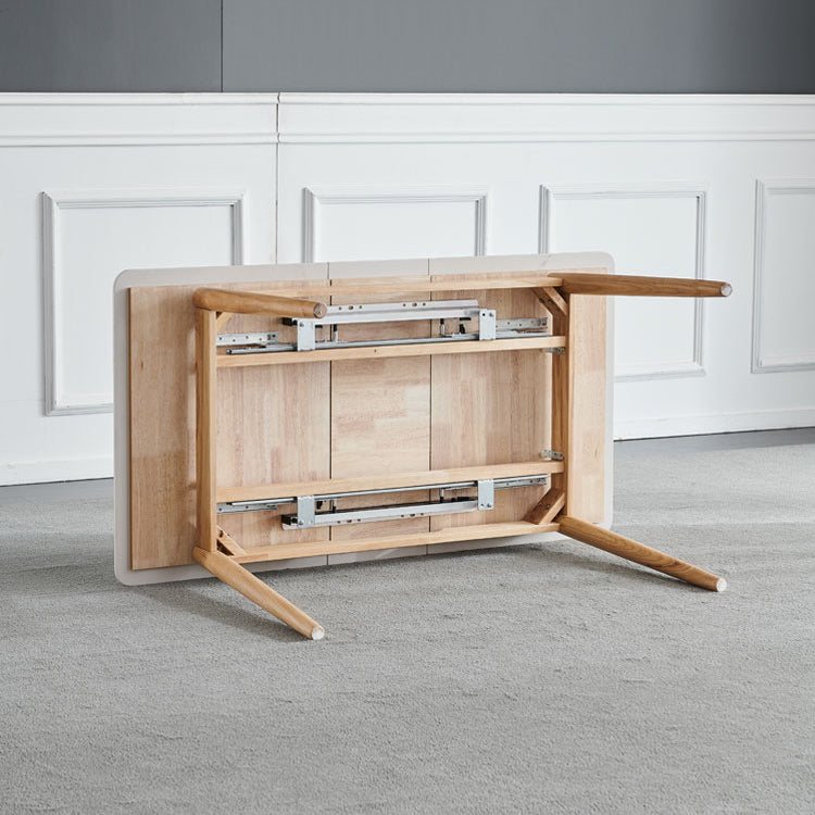 Standard Sintered Stone Top Dining Set with Light Brown Solid Wood Legs for Dining Furniture Clearhalo 'Dining Room Sets' 'Dining Tables & Seating' 'dining_room_set' 'furn' 'furn_dining_room_set' 'Furniture' 'furniture_dining_room_set' 'Kitchen & Dining Furniture' 'kitchen&dining_furn' 'kitchen' 3474756