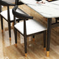 Standard Wood Top Dining Room Set with 4 Black Wood Legs Base for Dining Furniture Clearhalo 'Dining Room Sets' 'Dining Tables & Seating' 'dining_room_set' 'furn' 'furn_dining_room_set' 'Furniture' 'furniture_dining_room_set' 'Kitchen & Dining Furniture' 'kitchen&dining_furn' 'kitchen' 3474789